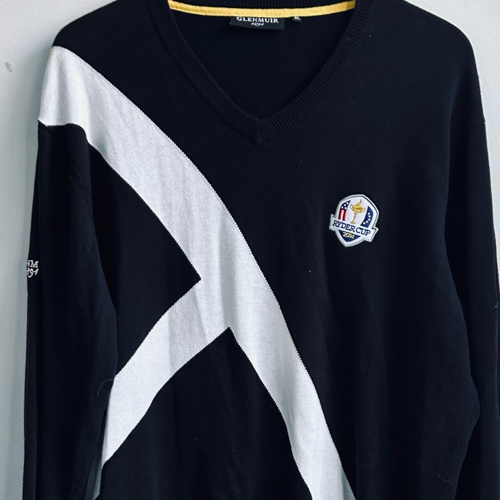 2014 RYDER CUP men’s size xl V neck sweater from GLENMUIR 1891